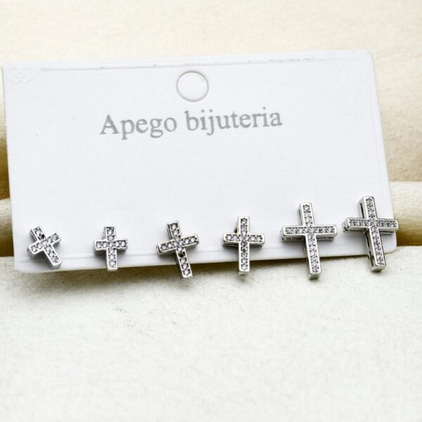 6pcs Brincos de Prata Esterlina antialérgica - Image 13