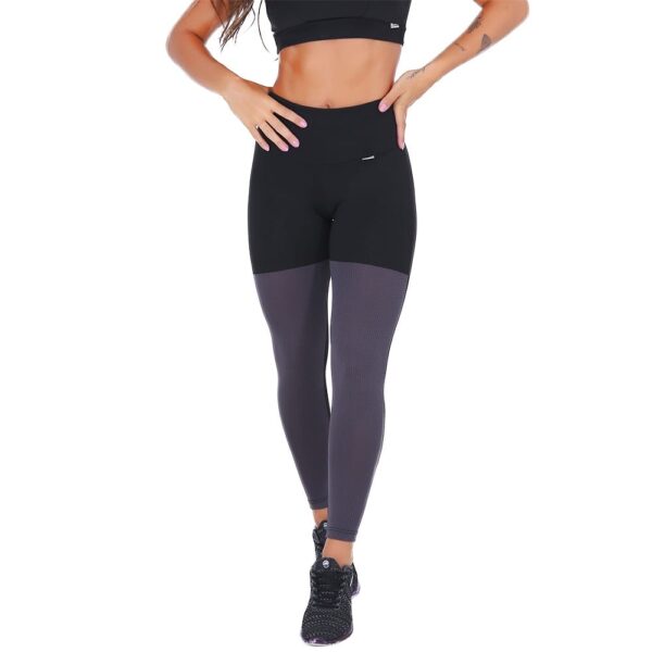 Legging Fitness Tijolinho Cinza Academia