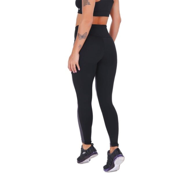 Legging Fitness Tijolinho Cinza Academia - Image 4