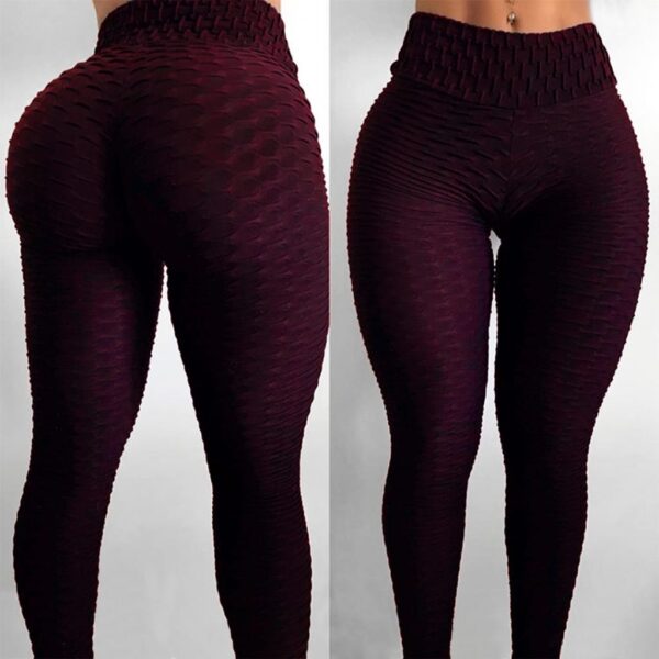 Calça Legging Bolha Suplex Cós Alto Empina Bumbum Fitness Suplex 3D  Textura Flocada - Image 2