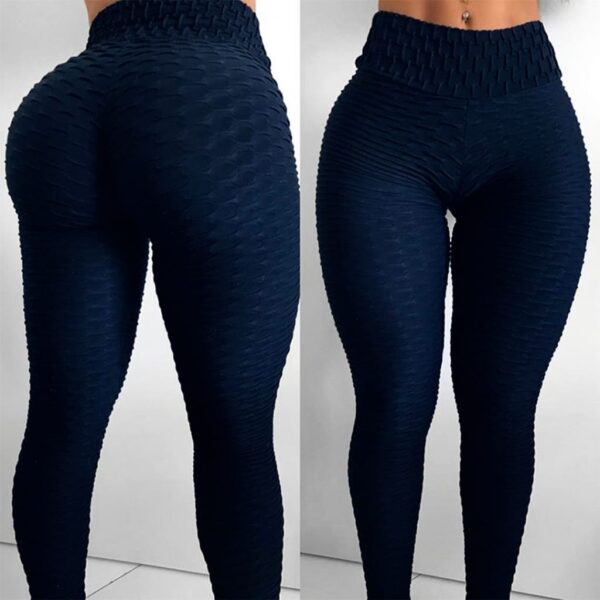 Calça Legging Bolha Suplex Cós Alto Empina Bumbum Fitness Suplex 3D  Textura Flocada - Image 3