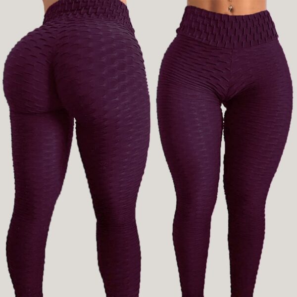 Calça Legging Bolha Suplex Cós Alto Empina Bumbum Fitness Suplex 3D  Textura Flocada - Image 11